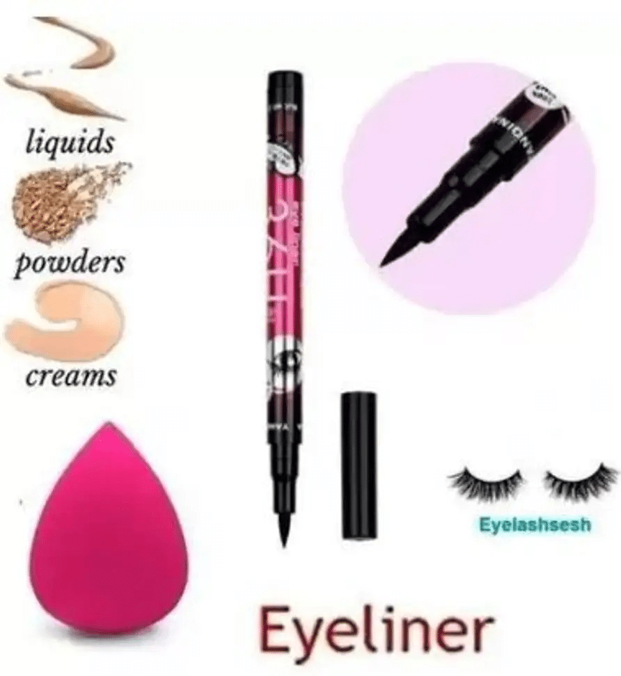     			Generic Black Sheer Eye Liner Pencil ( Pack of 3 )