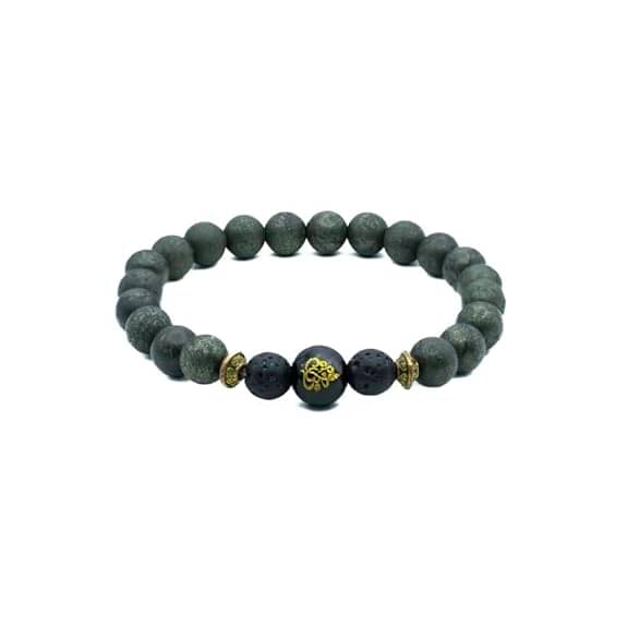     			HEALINGGEMS Black Bracelet ( Pack of 1 )