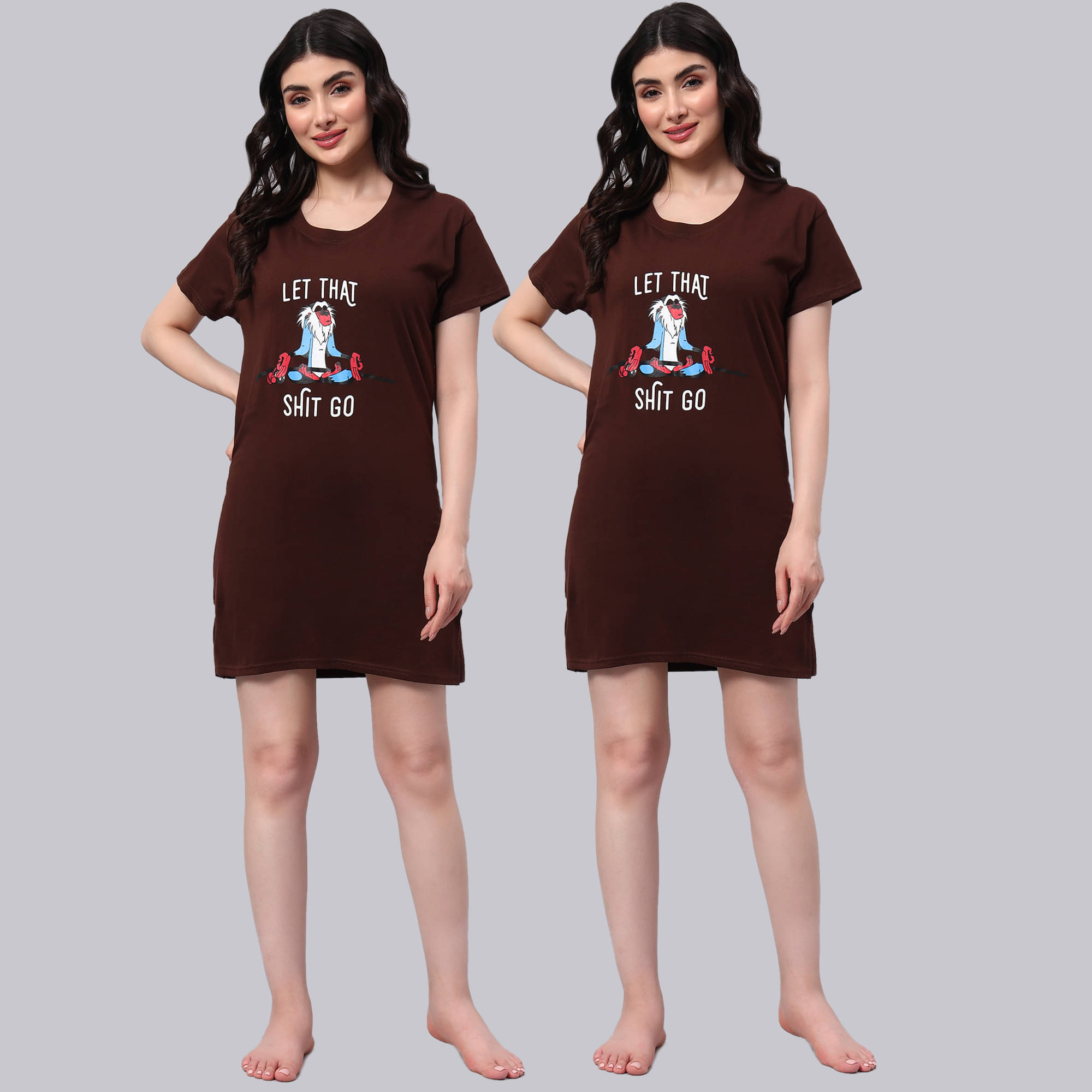 HEMLOCK Women Cotton Printed Regular Fit Round Neck T-Shirt ( Multicolor ) HEMLOCK Women Cotton Printed Regular Fit Round Neck T-Shirt ( Multicolor )