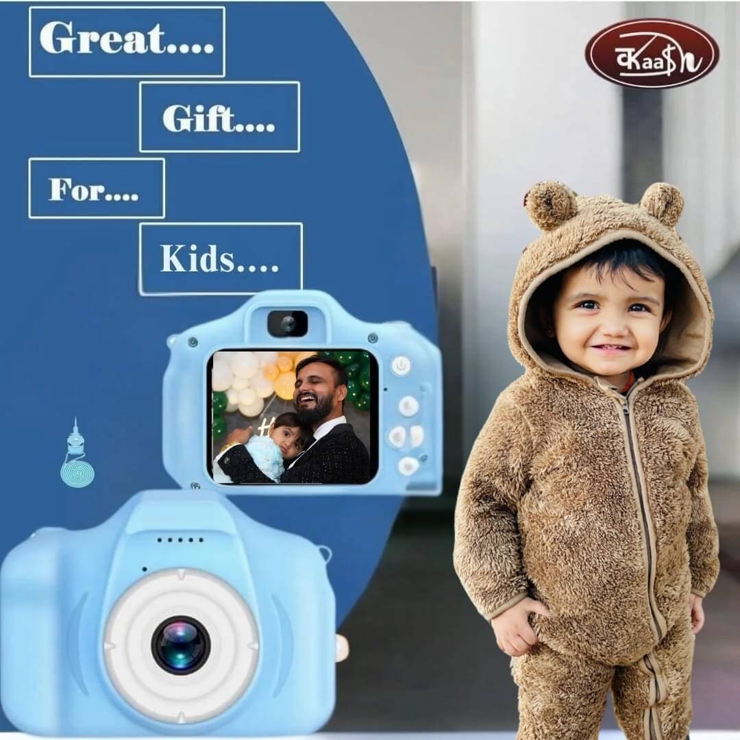     			Kaash collections Kids Camera for Girls Boys | Digital Selfie Camera Toy for Kids,13MP 1080P HD Digital Video Camera for Toddlers Birthday Gift