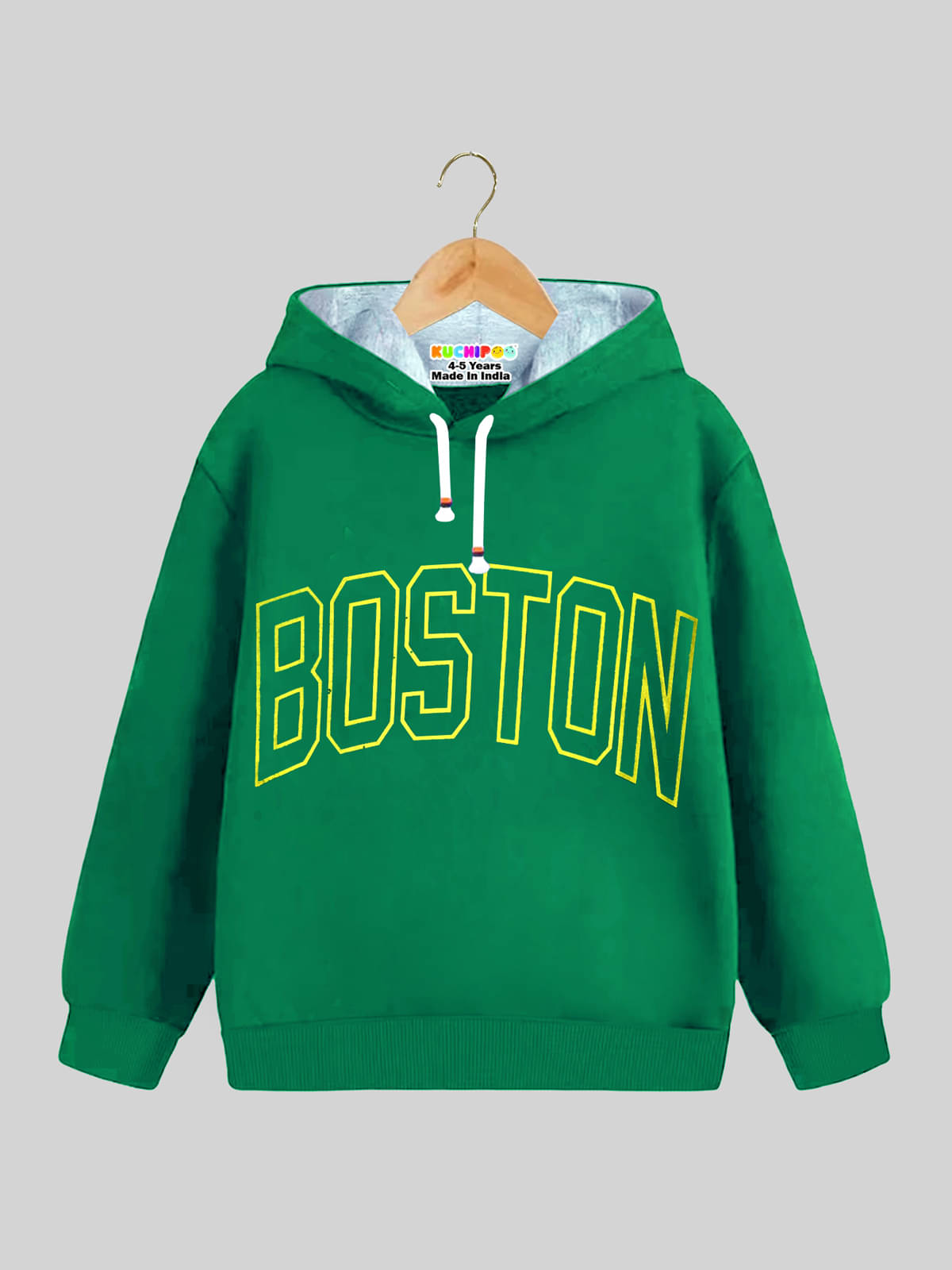     			Kuchipoo Pack of 1 Boys Cotton Blend Sweatshirt ( Green )