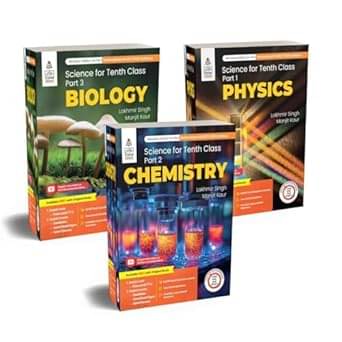     			Lakhmir Singh Class 10 Science (Physics, Chemistry, Biology) Set - 2025-26 Examination Paperback – 31 December 2024 [ ABH ] Paperback – 30 December 2024