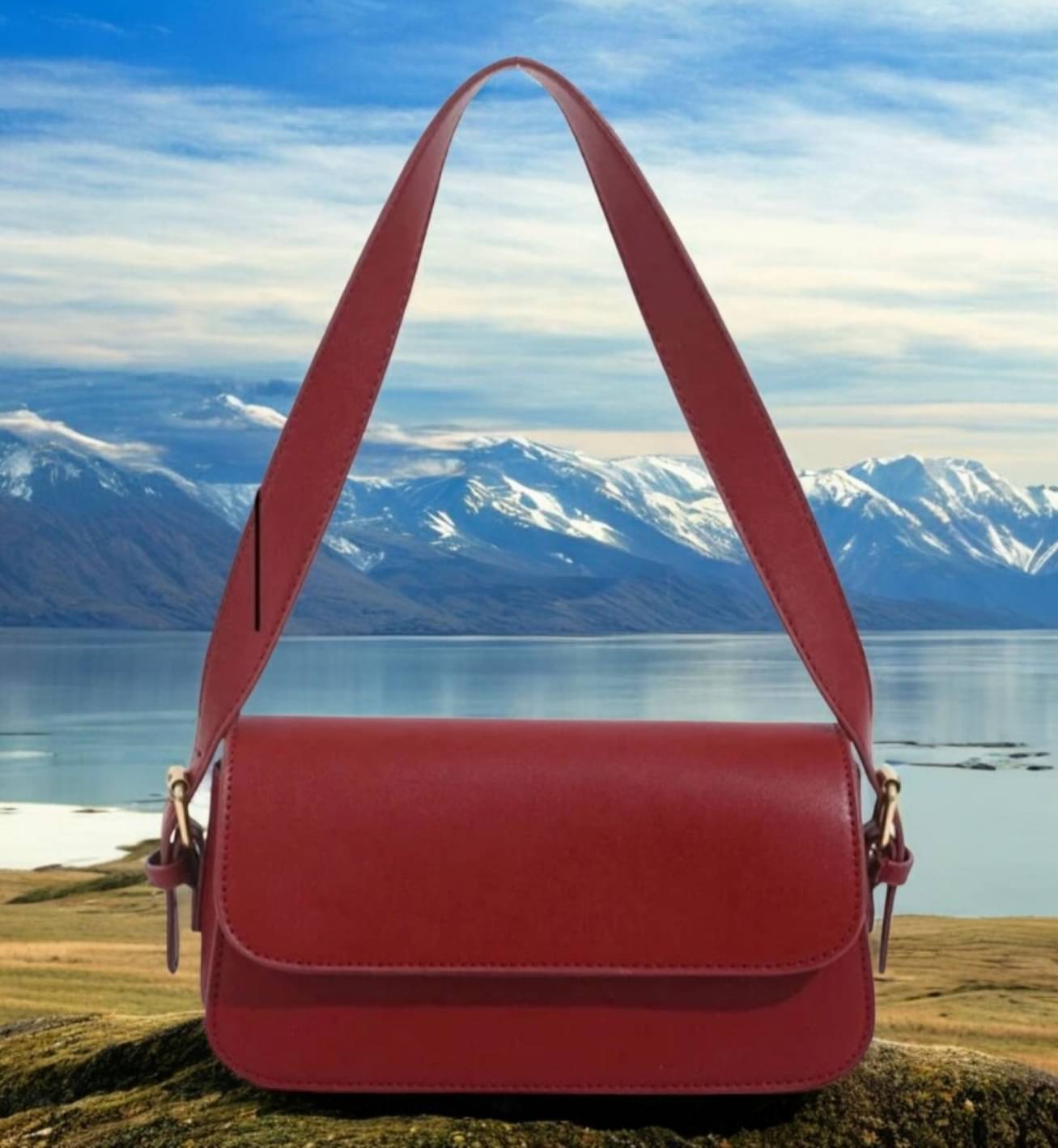     			MI PLUS Sling Bag PU Set of 1 ( Maroon )