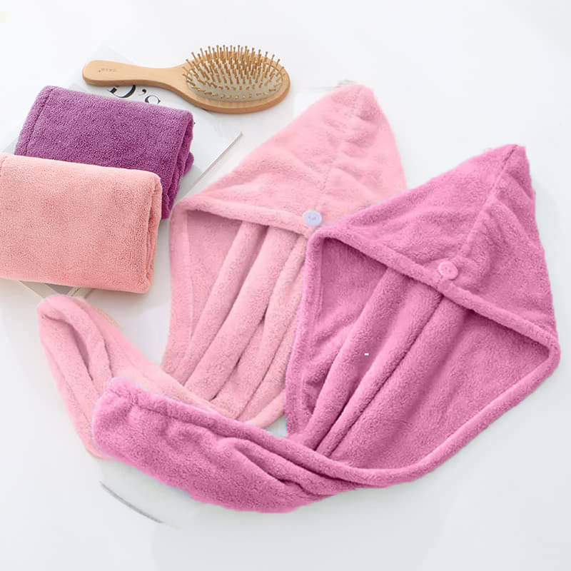 Midastra Multicolor Hair Towel Wrap ( Pack of 2 )     			Midastra Multicolor Hair Towel Wrap ( Pack of 2 )
