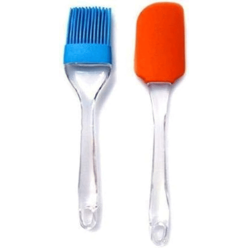     			Oil Brush with Spatula brushSilicone Brush and Spatula Set