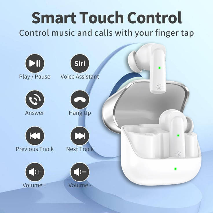     			Permuin MiniBuds – Ultra-compact design with big sound. These wireless earbuds offer noise isolation, quick pairing, and long battery life in a sleek, pocket-friendly charging case. Small size, serious performance.