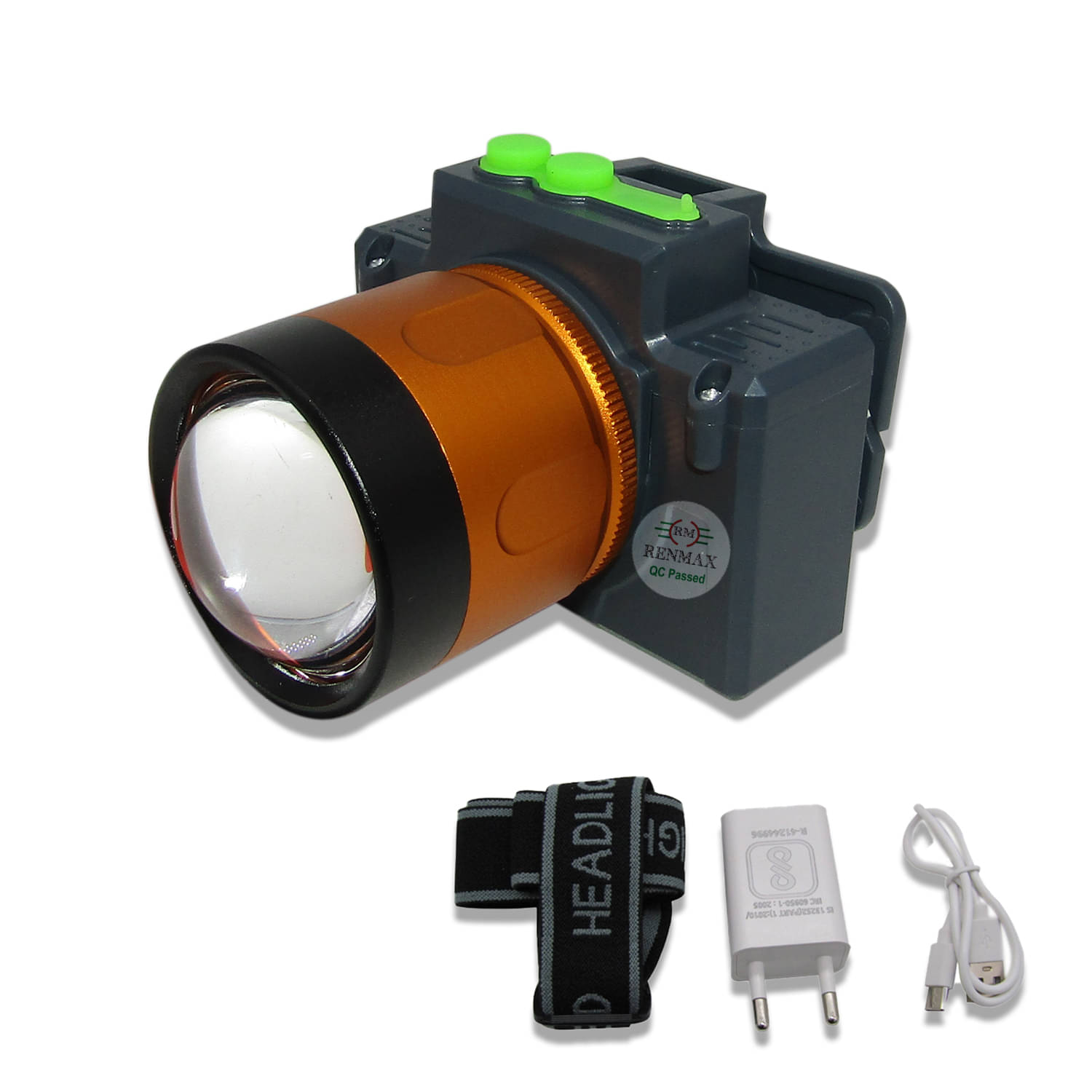     			RENMAX - Above 50W Rechargeable Flashlight Torch ( Pack of 1 )