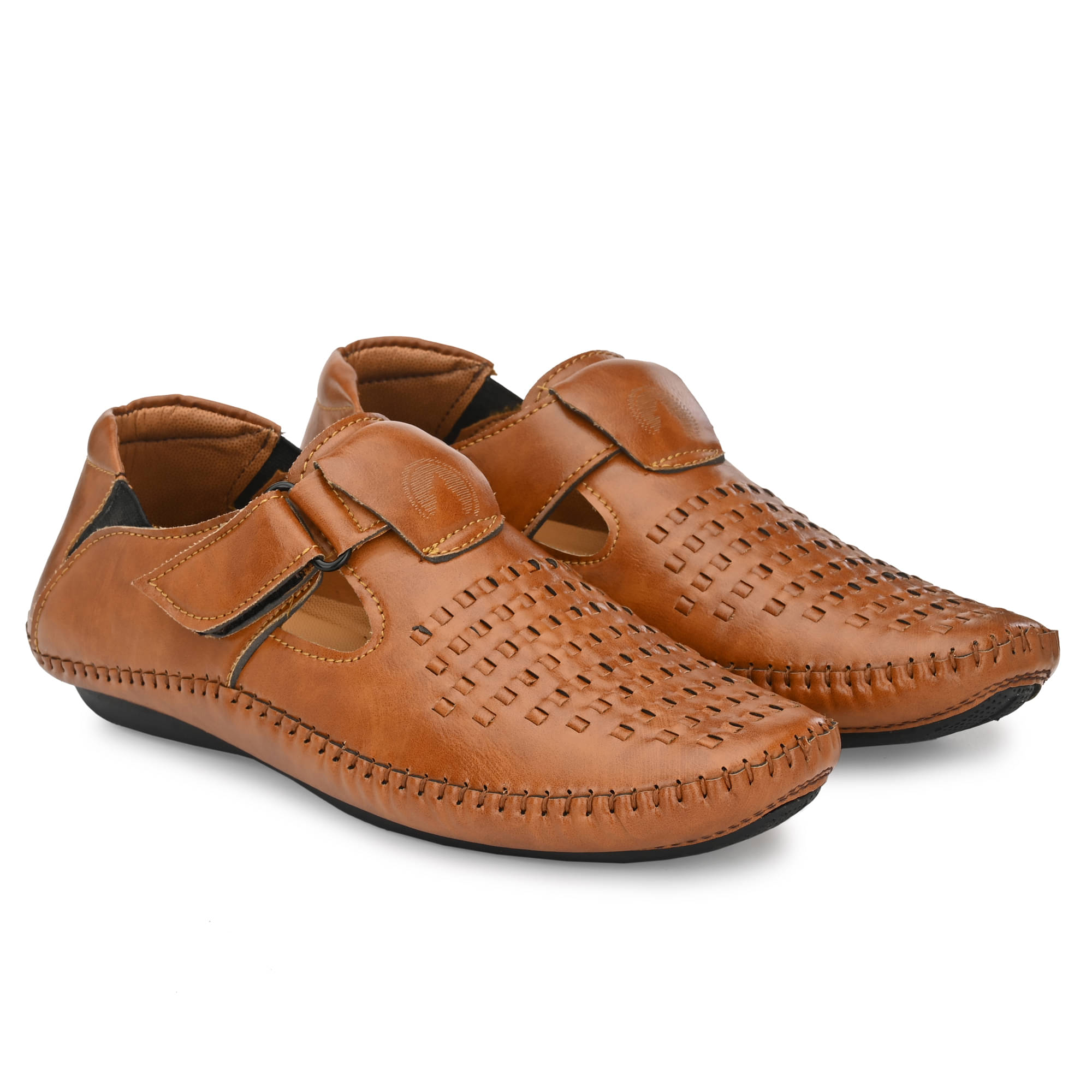     			Rising Wolf - Tan Men's Sandals