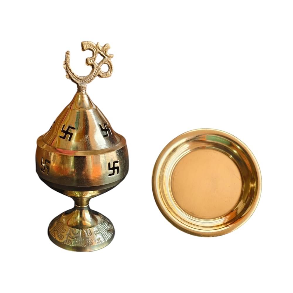 Shreeja Shilpcraft Brass Akhand Diya - Pack of 1 Shreeja Shilpcraft Brass Akhand Diya - Pack of 1