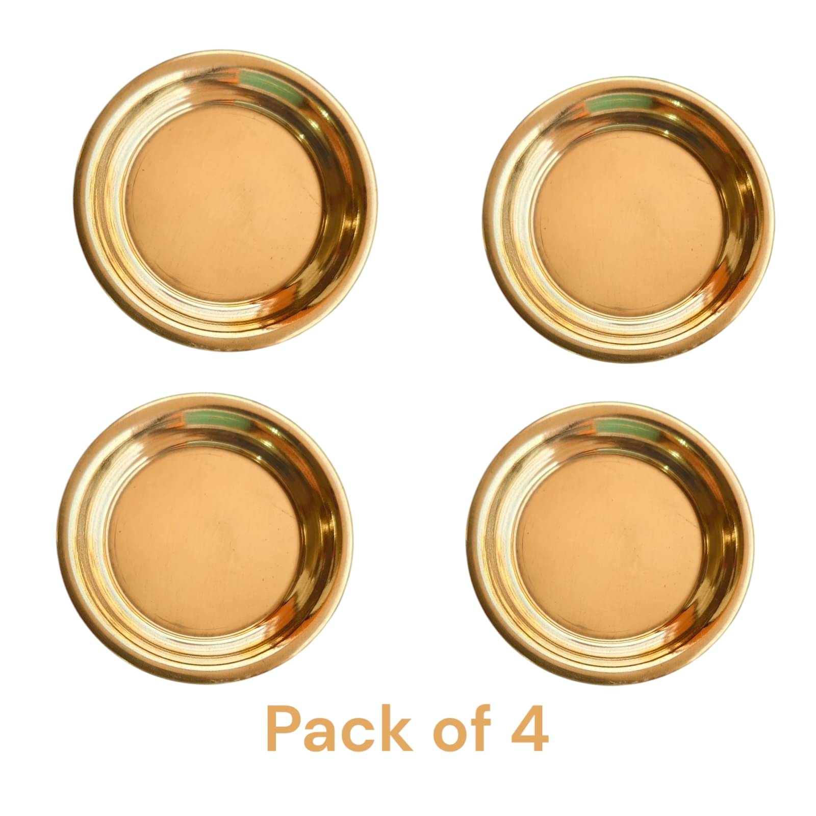    			Shreeja Shilpcraft Pooja Kit 4 Puja Plates ( Pack of 4 )