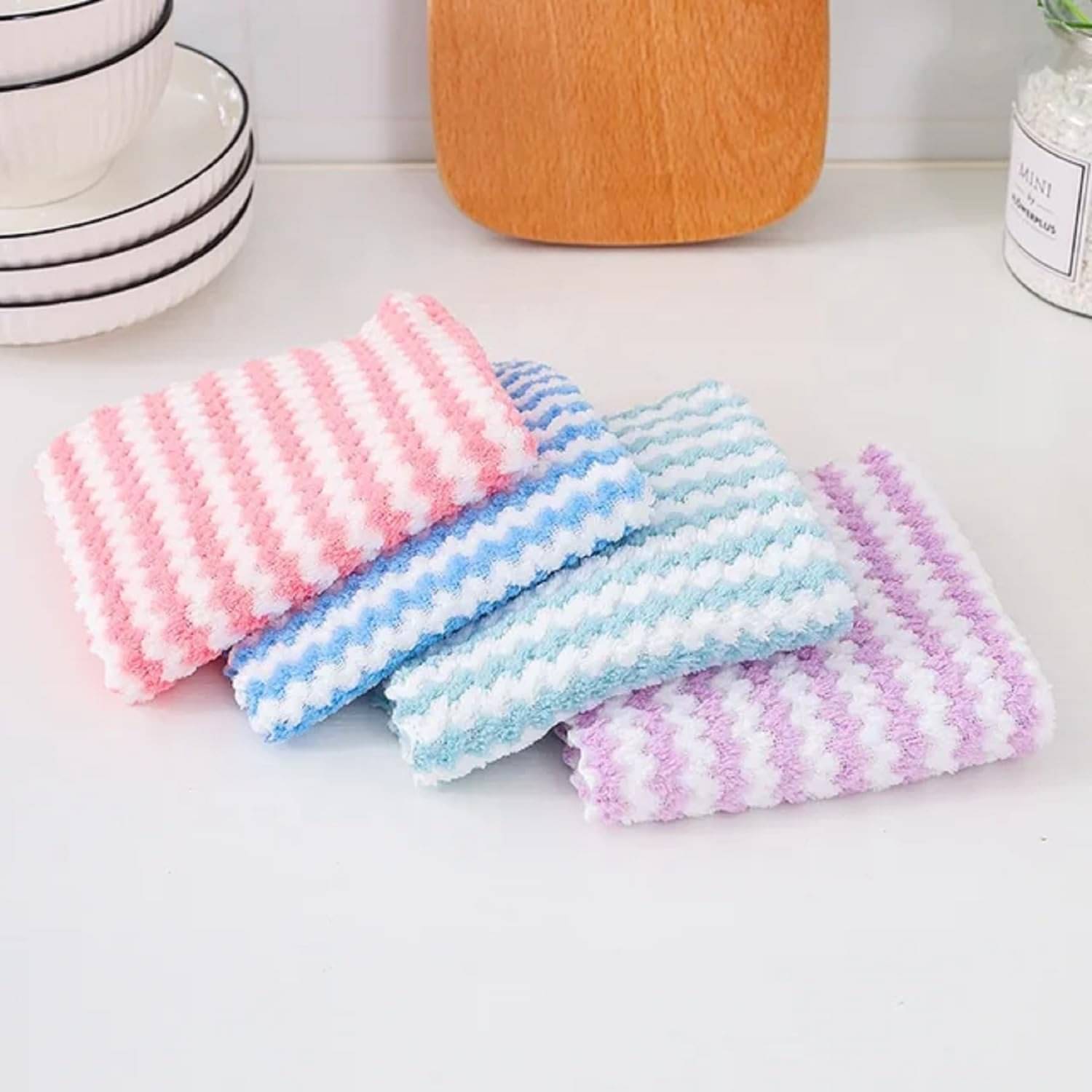 Suraj Enterprises Pack of 6 Microfibre 351-400 -GSM Hand Towel ( Multicolor ) Suraj Enterprises Pack of 6 Microfibre 351-400 -GSM Hand Towel ( Multicolor )