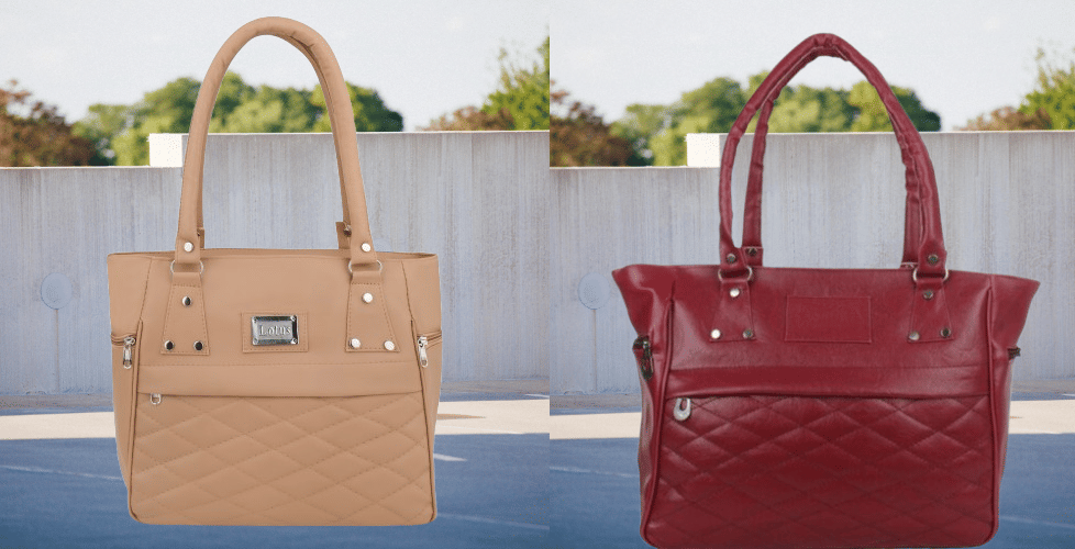    			THE MONAINA CEAPT Handheld Bag PU Set of 1 ( Maroon )