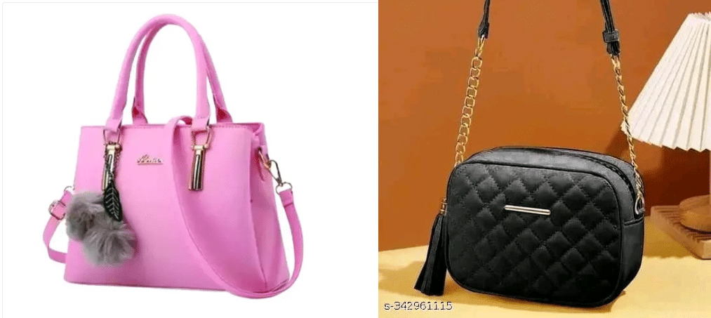     			THE MONAINA CEAPT Shoulder Bag PU Set of 1 ( Black )