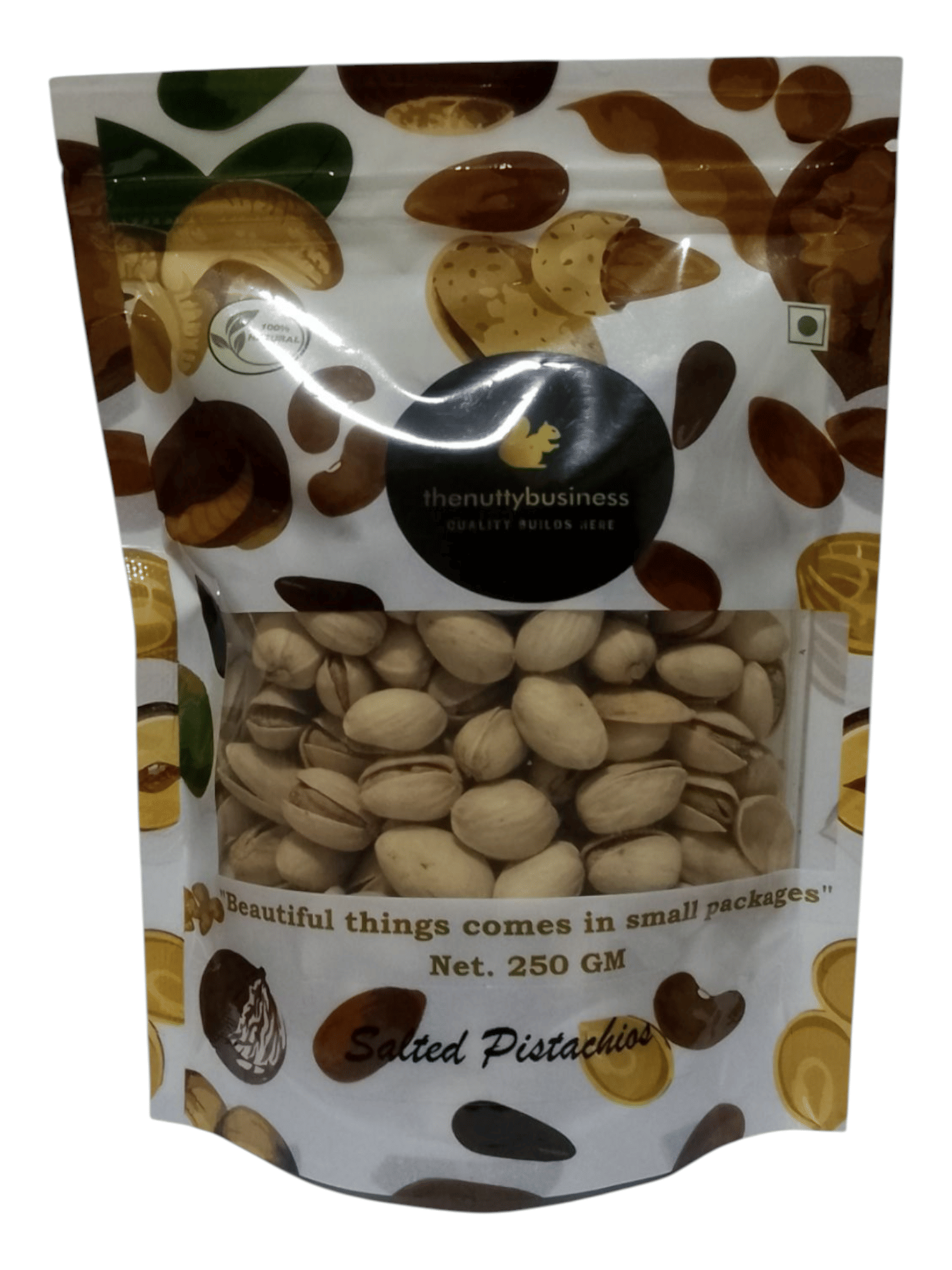     			THE NUTTY BUSINESS Roasted & Salted Pistachios 250 g