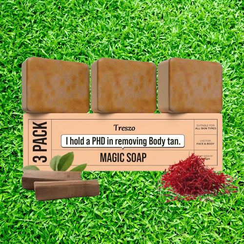     			Treszo Beauty Ghor Magic Soap for All Skin Type ( Pack of 3 )