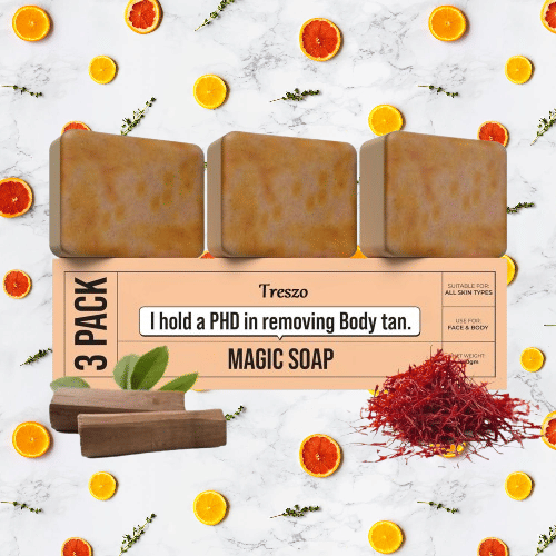     			Treszo Beauty Ghor Magic Soap for All Skin Type ( Pack of 3 )