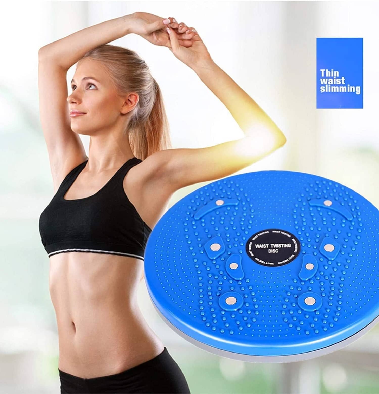 Tummy Twister & Magnetic Therapy,Body Weight Reducer, Acupressure Pyramids Ab Exerciser Pack of 1, Red - Sports and Fitness Equipment | Buy online on ZillyBuy