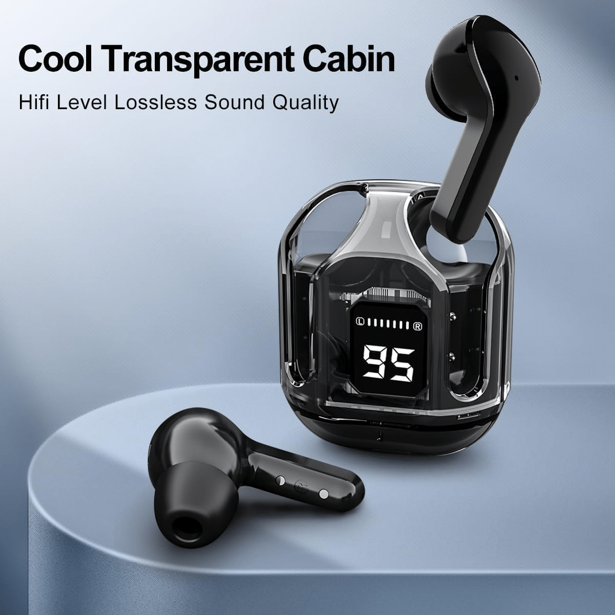     			Wireless Bluetooth Ear Buds with LONG Playtime, Calling ENC Mic, Made in India, Low Latency Gaming, Touch Controls, Rich Bass Drivers, TWS Earbuds Bluetooth Wireless
