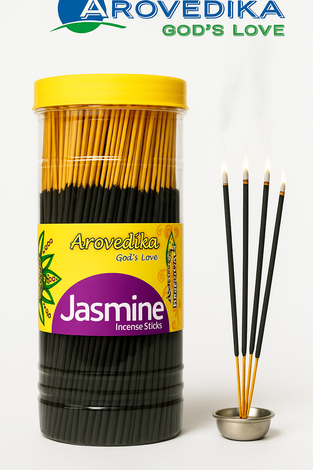 arovedika Incense Stick Jasmine 400 gm ( Pack of 1 ) arovedika Incense Stick Jasmine 400 gm ( Pack of 1 )