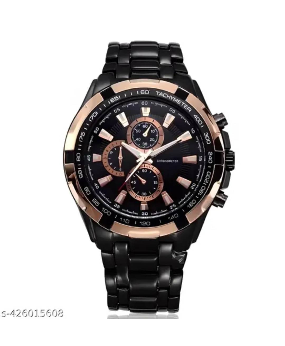     			kriss collection Black Metal Analog Men's Watch
