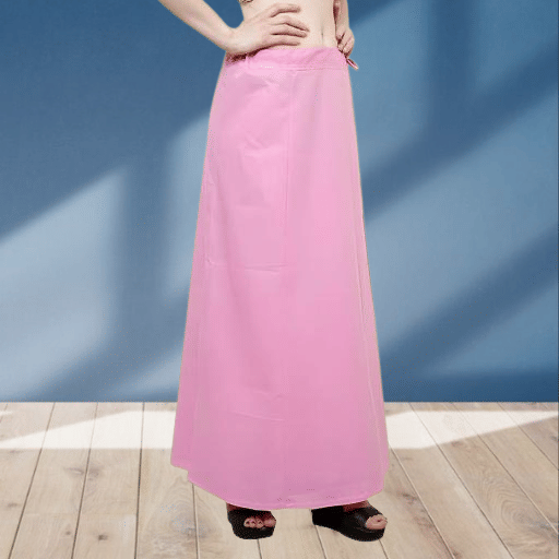 manidhari fab Pink Cotton Petticoat - Single manidhari fab Pink Cotton Petticoat - Single