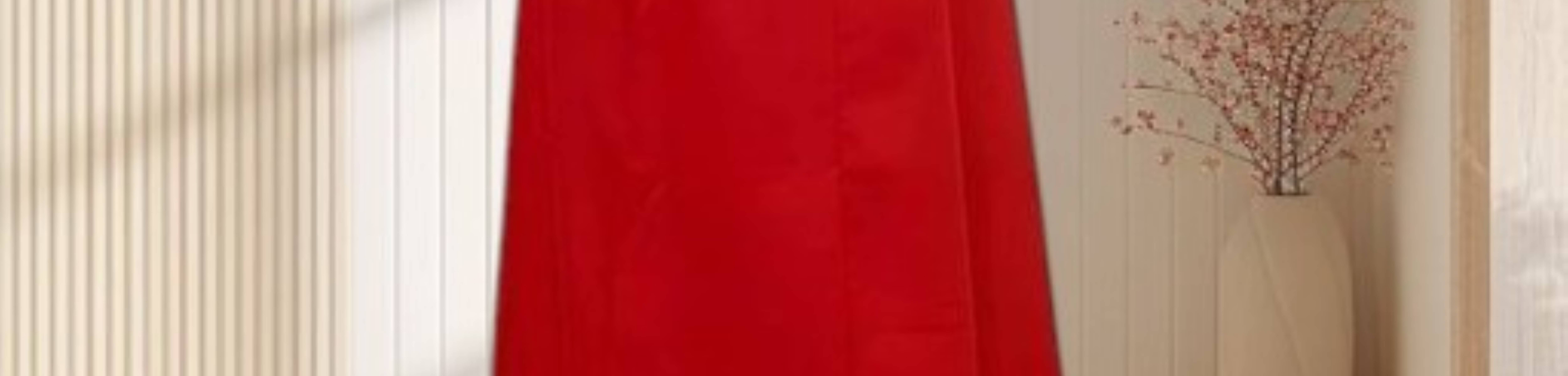 manidhari fab Red Cotton Petticoat - Single manidhari fab Red Cotton Petticoat - Single