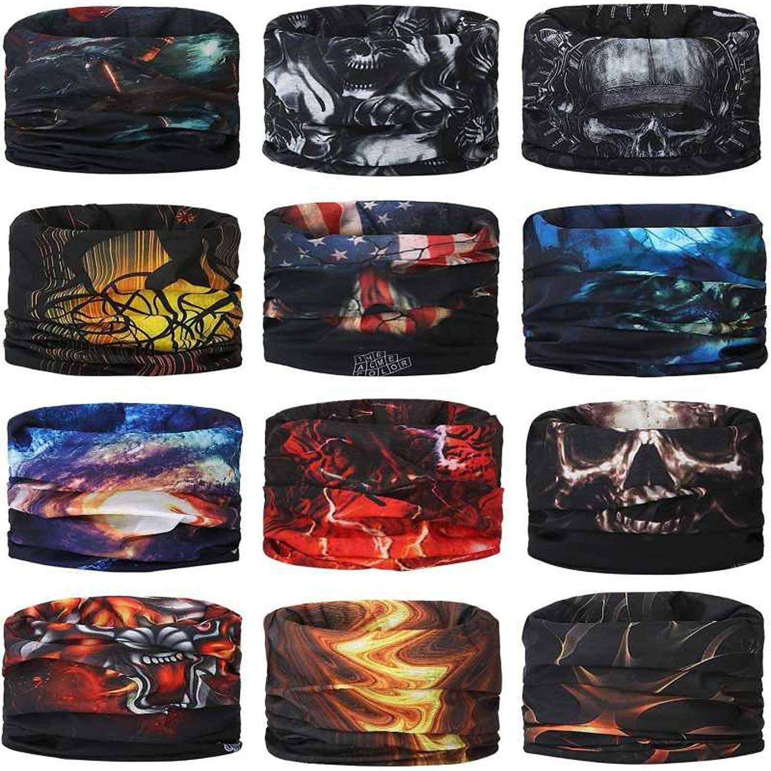 ATIPRIYA Pack of 1 Nylon Men's Headwrap ( Multicolor ) ATIPRIYA Pack of 1 Nylon Men's Headwrap ( Multicolor )