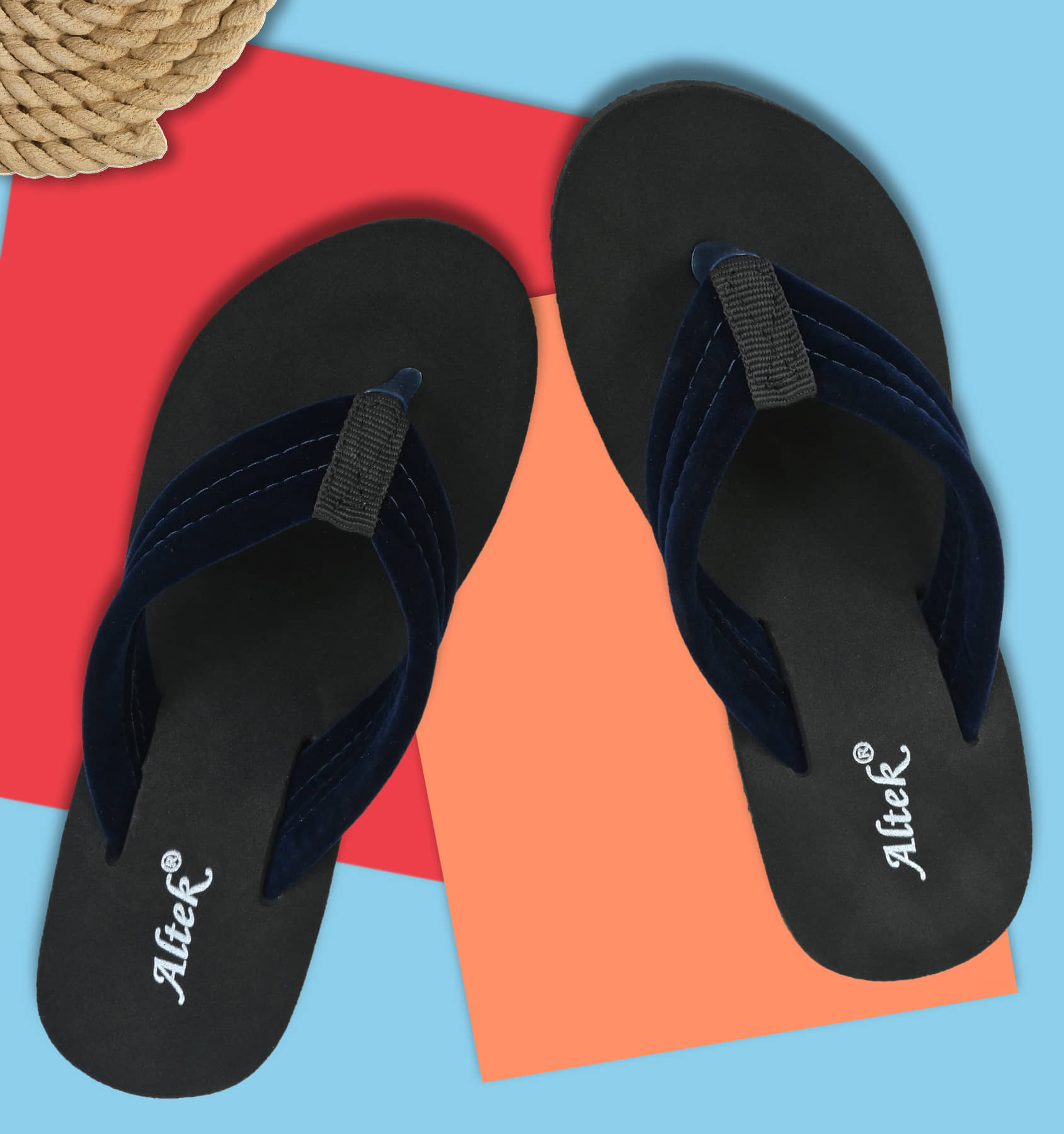 Altek Black Women's Flip Flop