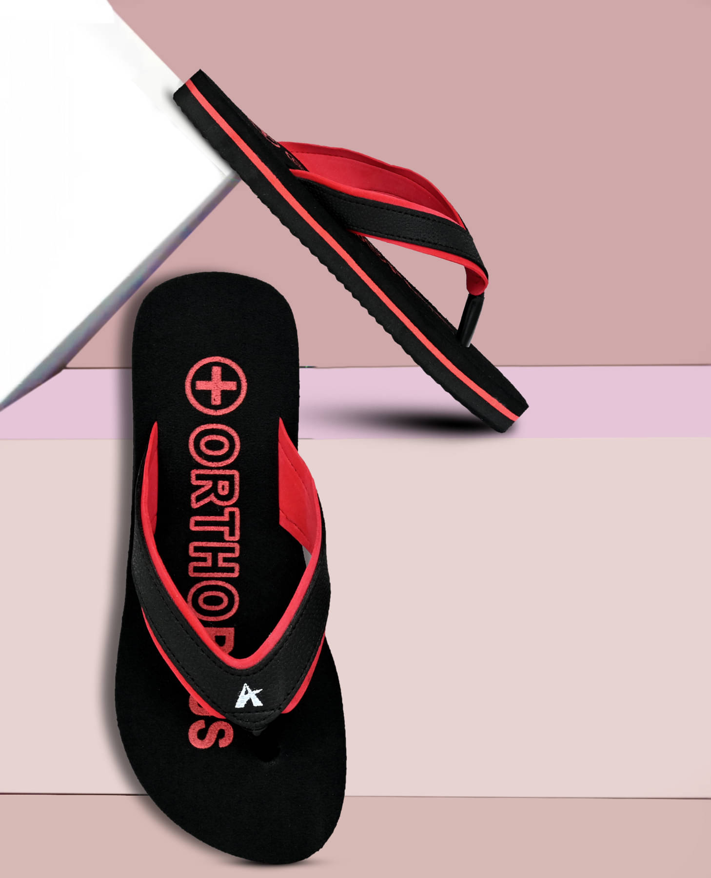     			Altek Black Women's Flip Flop