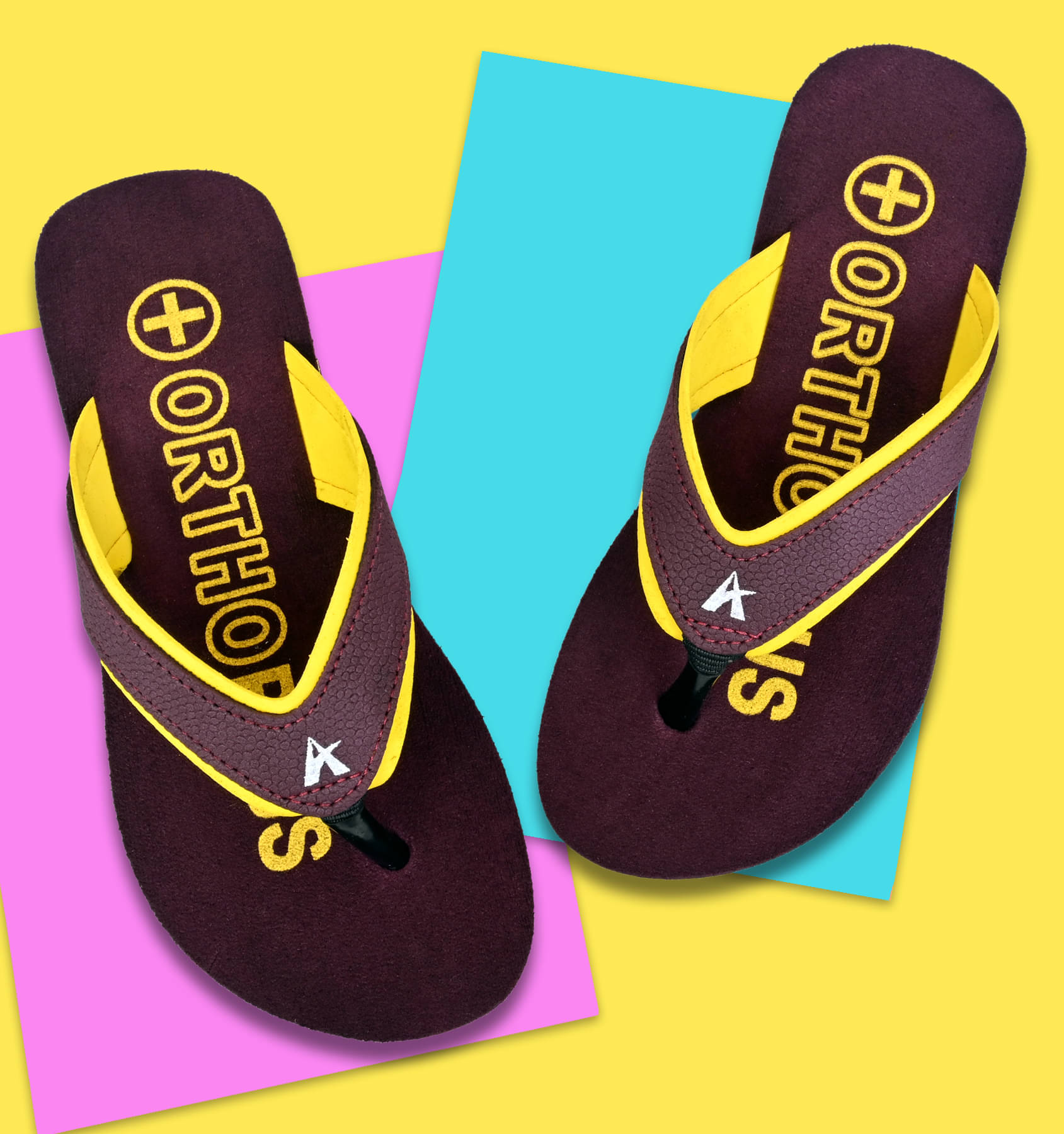     			Altek Maroon Women's Flip Flop