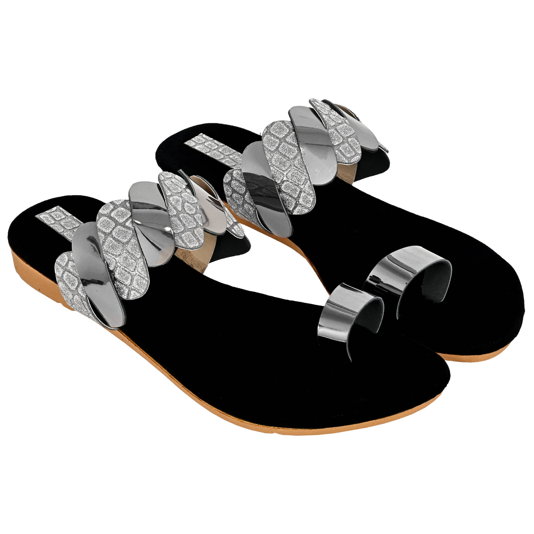     			Altek Silver Women's Flats