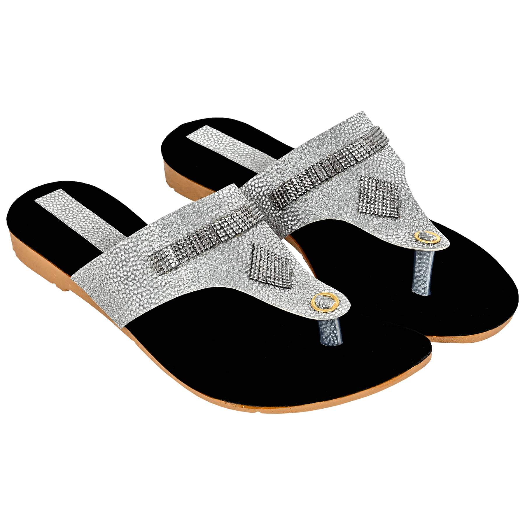     			Altek Silver Women's Flats