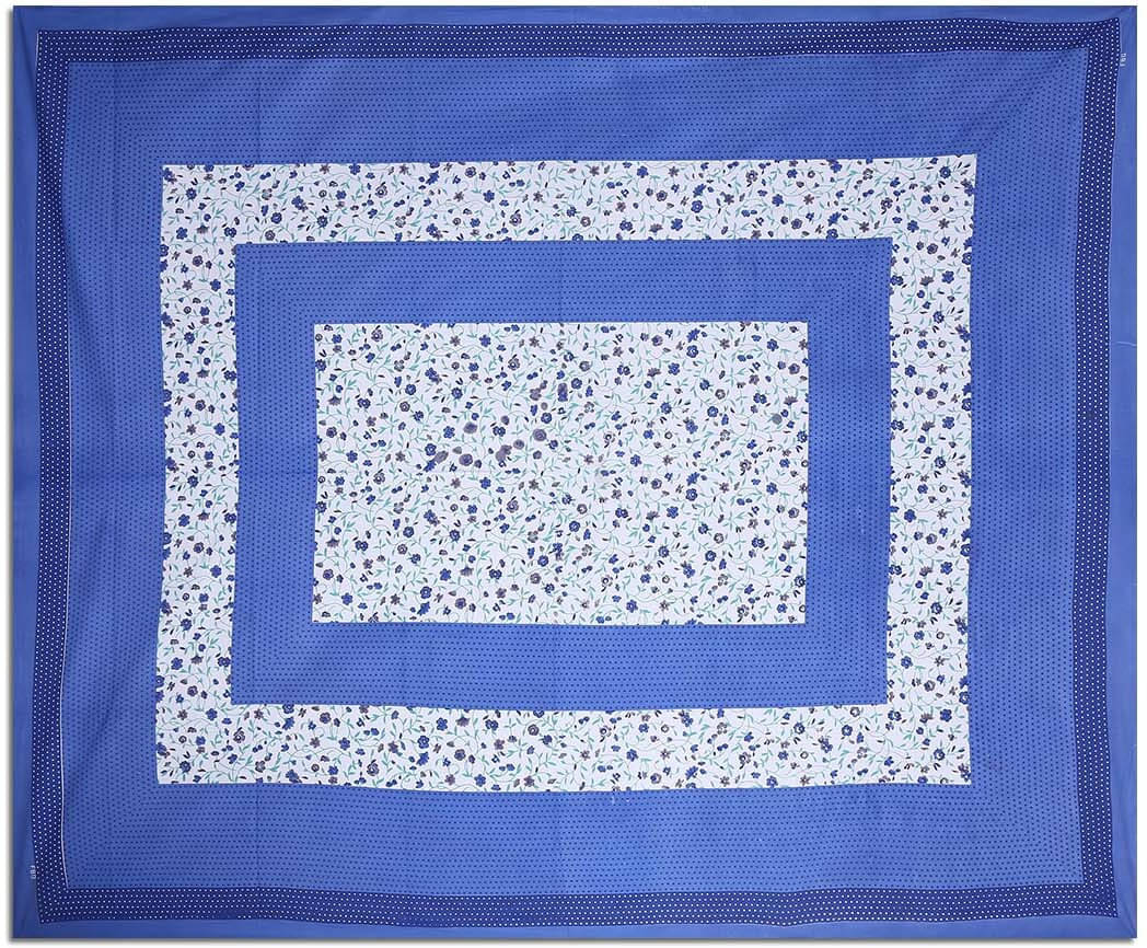 Batham Handloom Cotton 1 Double Bedsheet with 2 Pillow Covers ( Blue )     			Batham Handloom Cotton 1 Double Bedsheet with 2 Pillow Covers ( Blue )