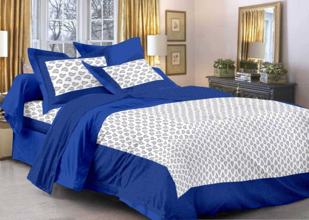 Batham Handloom Cotton 1 Double Bedsheet with 2 Pillow Covers ( Beige ) Batham Handloom Cotton 1 Double Bedsheet with 2 Pillow Covers ( Beige )