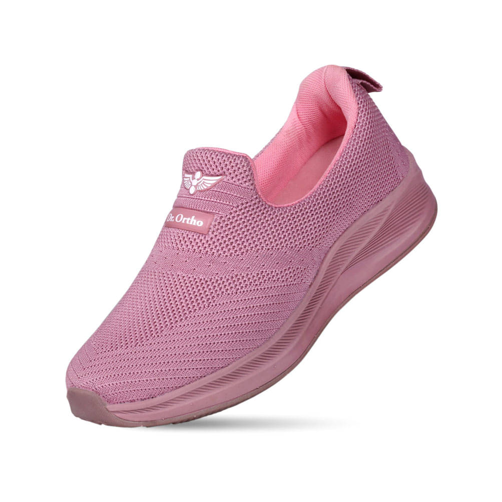     			Dr.Ortho Flexi Ease Walking Sports Shoes for Women - Pink Women's Running Shoes