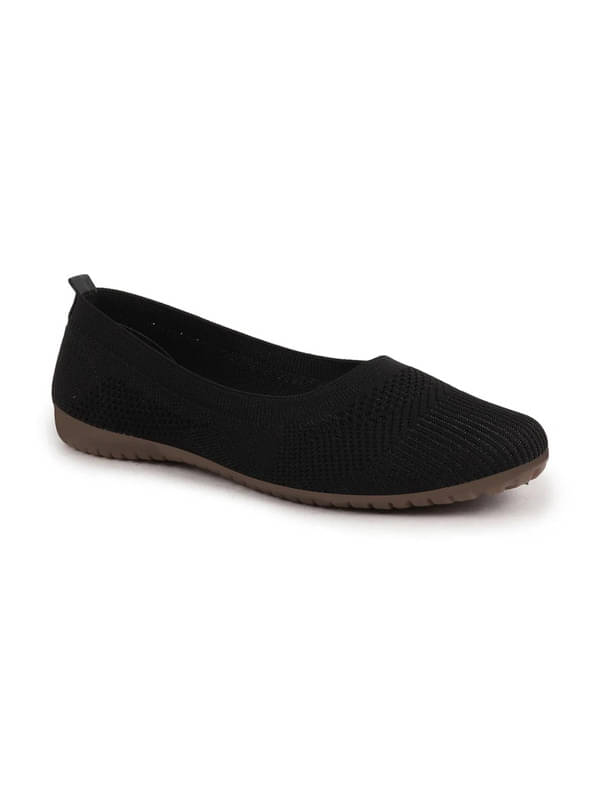     			Fausto Black Women's Casual Ballerinas