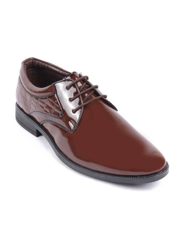     			Fausto Tan Men's Derby Formal Shoes