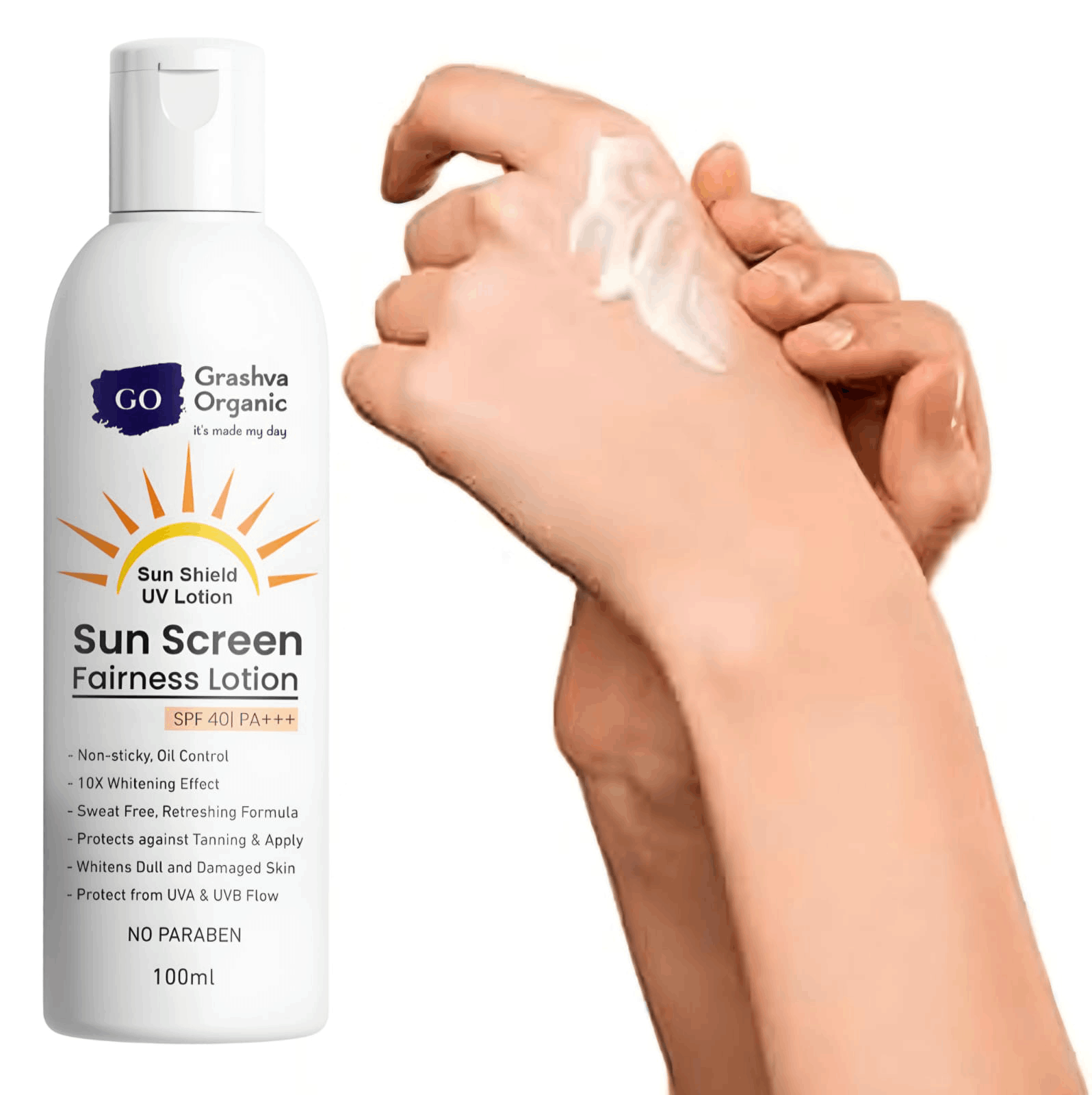     			GRASHVA ORGANIC SPF 5 Tan Removal Lotion For All Skin Type ( Pack of 1 )