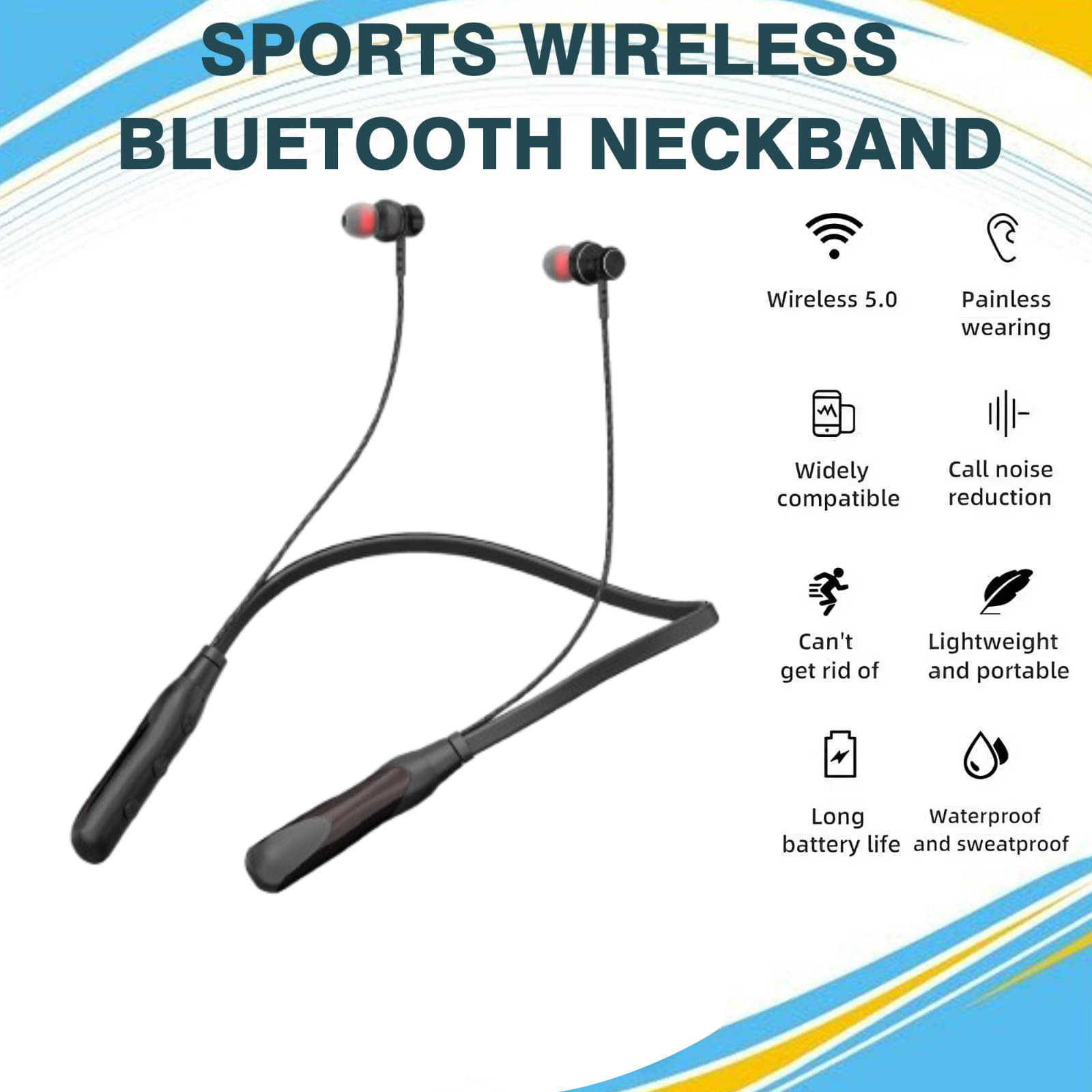     			HUG PUPPY In-the-ear Bluetooth Headset with Upto 20h Talktime True Wireless - Black