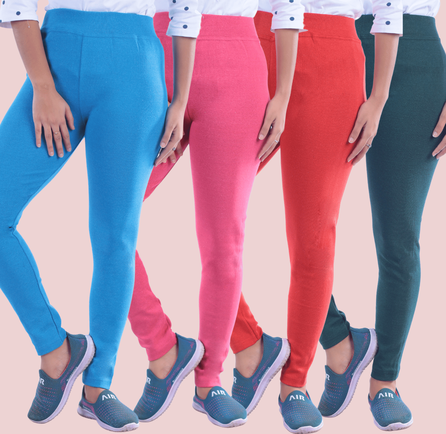     			KARARO Women Cotton Blend Skinny Fit Jegging
