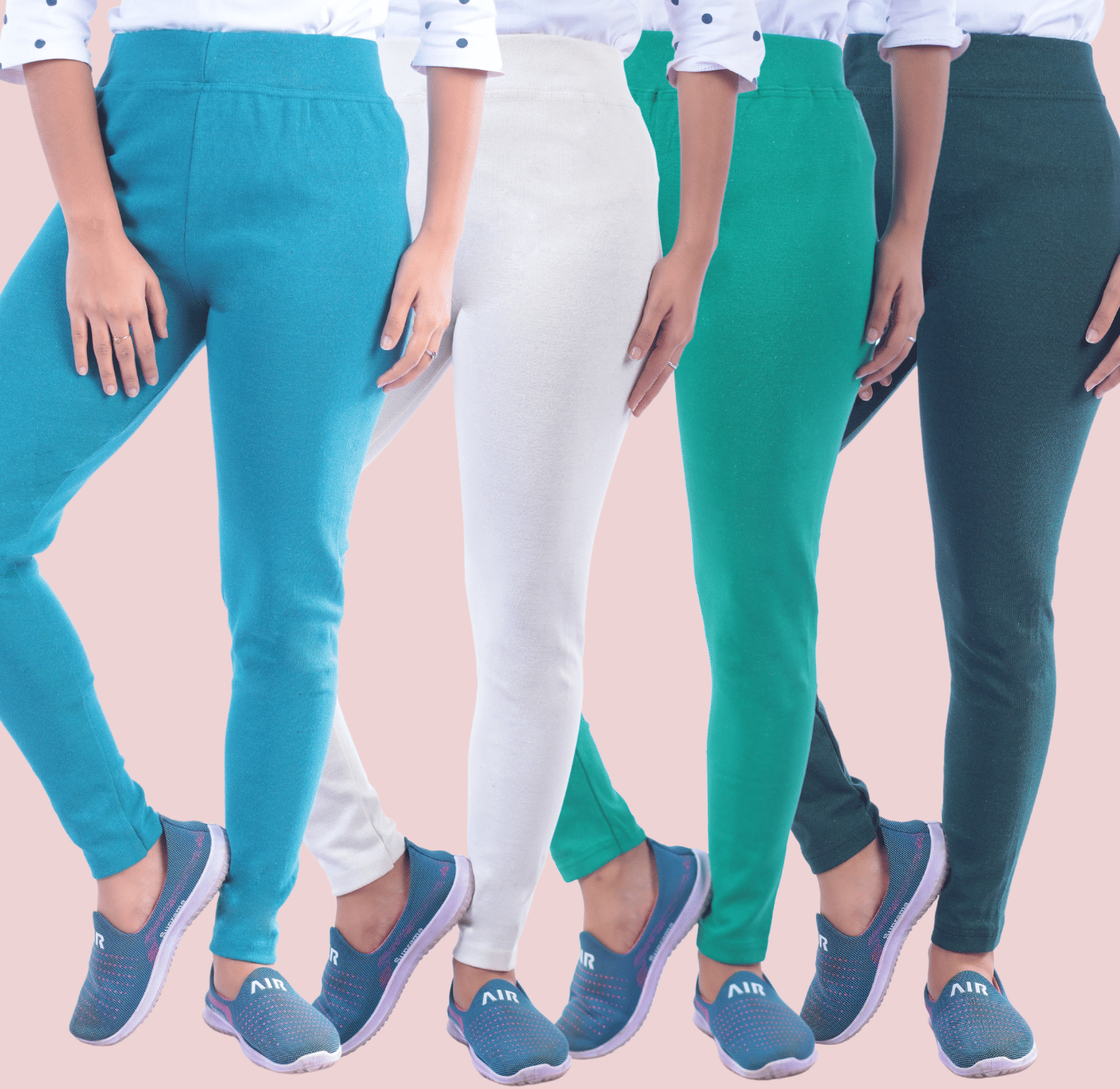     			KARARO Women Cotton Blend Skinny Fit Jegging