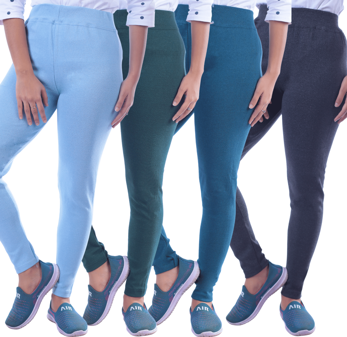     			KARARO Women Cotton Blend Skinny Fit Jegging