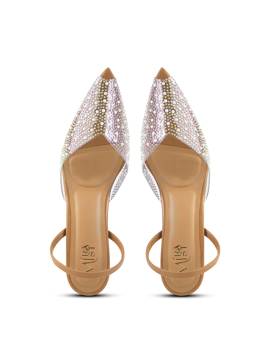     			MiraMist Tan Women's Pumps Heels