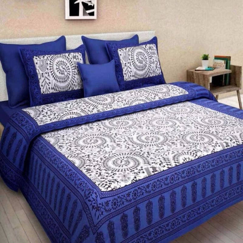 Navkaar Creation Cotton 1 Double Bedsheet with 2 Pillow Covers ( Red ) Navkaar Creation Cotton 1 Double Bedsheet with 2 Pillow Covers ( Red )