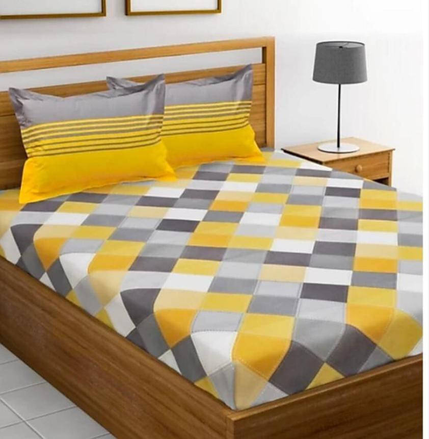     			Navkaar Creation Cotton 1 Double Bedsheet with 2 Pillow Covers ( Multicolor )
