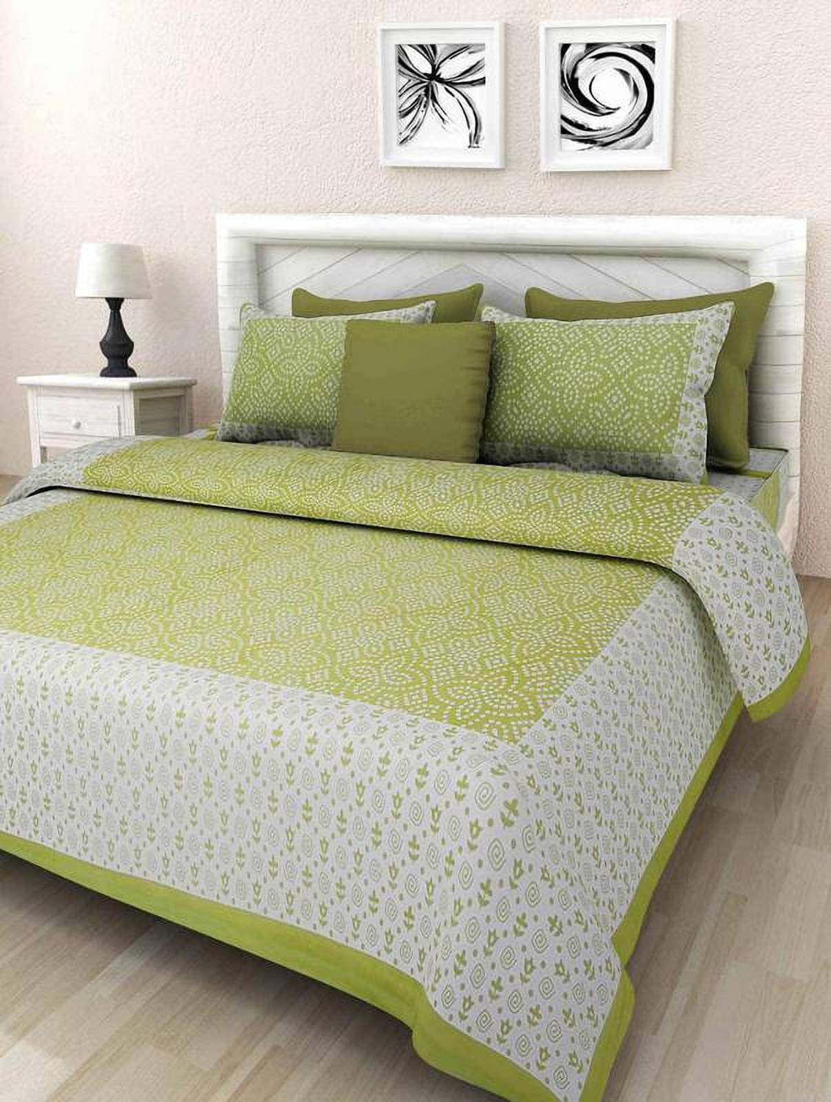 Navkaar Creation Cotton 1 Double Bedsheet with 2 Pillow Covers ( Grey ) Navkaar Creation Cotton 1 Double Bedsheet with 2 Pillow Covers ( Grey )