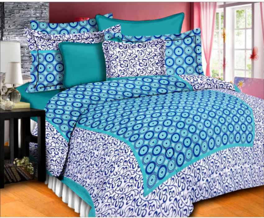 Navkaar Creation Cotton 1 Double Bedsheet with 2 Pillow Covers ( Beige ) Navkaar Creation Cotton 1 Double Bedsheet with 2 Pillow Covers ( Beige )