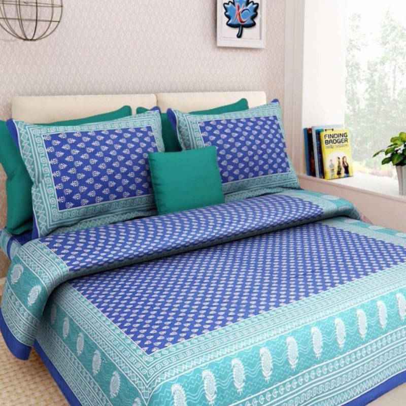 Navkaar Creation Cotton 1 Double Bedsheet with 2 Pillow Covers ( Red ) Navkaar Creation Cotton 1 Double Bedsheet with 2 Pillow Covers ( Red )
