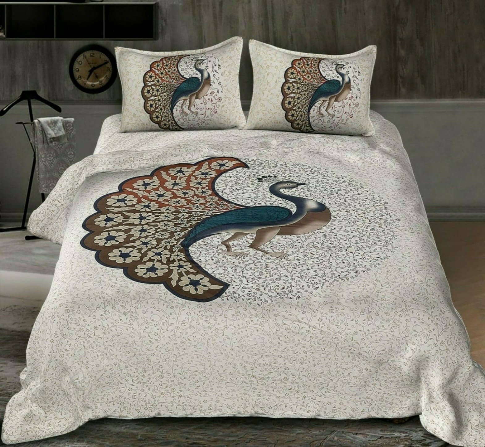 Navkaar Creation Cotton 1 Double Bedsheet with 2 Pillow Covers ( Blue ) Navkaar Creation Cotton 1 Double Bedsheet with 2 Pillow Covers ( Blue )