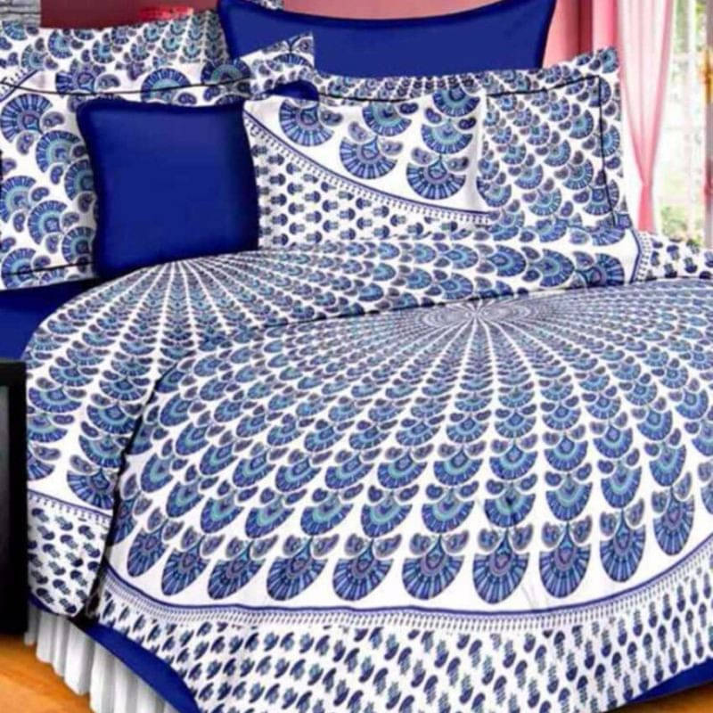 Navkaar Creation Cotton 1 Double Bedsheet with 2 Pillow Covers ( Red ) Navkaar Creation Cotton 1 Double Bedsheet with 2 Pillow Covers ( Red )